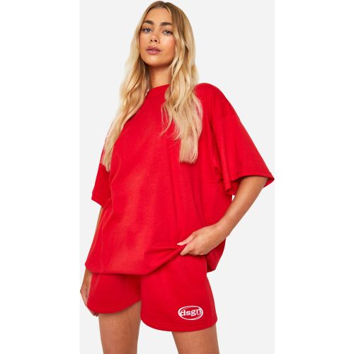 Short En Sweat À Slogan Dsgn Studio - S - boohoo - Modalova