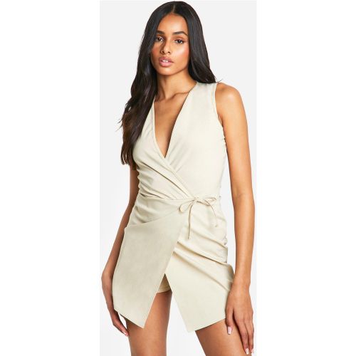 Tall" - Combishort Ample Croisé - 38 - boohoo - Modalova