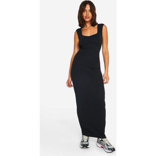 Robe Longue Basique À Col Cœur - 36 - boohoo - Modalova