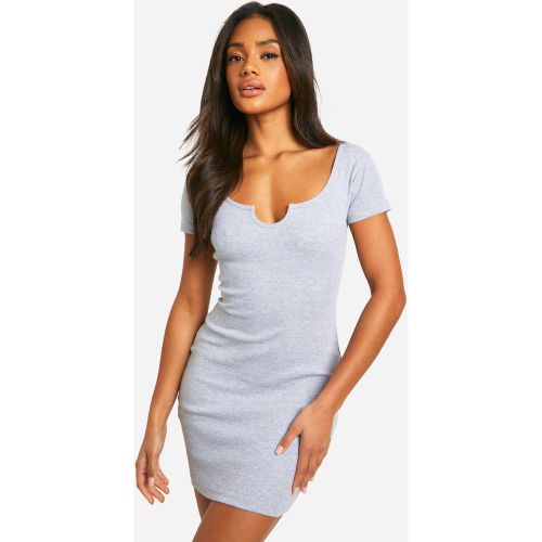 Robe Courte Basique À Encoche - 36 - boohoo - Modalova