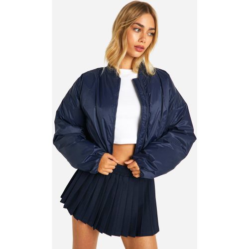 Bomber Matelassé En Nylon - 36 - boohoo - Modalova