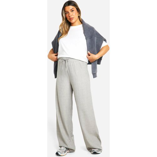 Maternité - Pantalon De Grossesse Large Noué - 40 - boohoo - Modalova