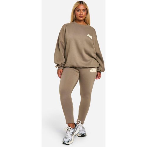 Grande Taille - Survêtement Avec Legging - 46 - boohoo - Modalova