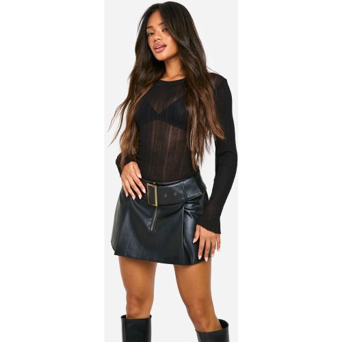 Mini-Jupe À Ceinture - 34 - boohoo - Modalova