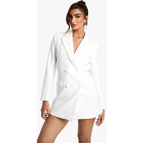 Robe Blazer En Dentelle - 36 - boohoo - Modalova