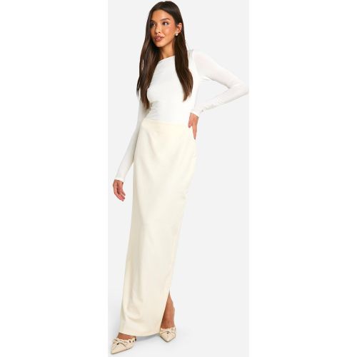 Robe Longue Taille Basse - 34 - boohoo - Modalova