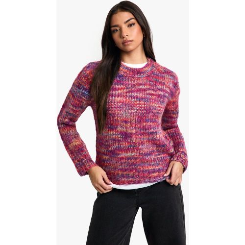 Pull En Maille Épaisse À Fente - L - boohoo - Modalova