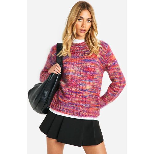 Pull En Maille Épaisse À Fente - M - boohoo - Modalova