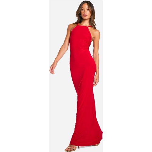 Tall" - Robe Longue Moulante Imprimée En Corde - 36 - boohoo - Modalova