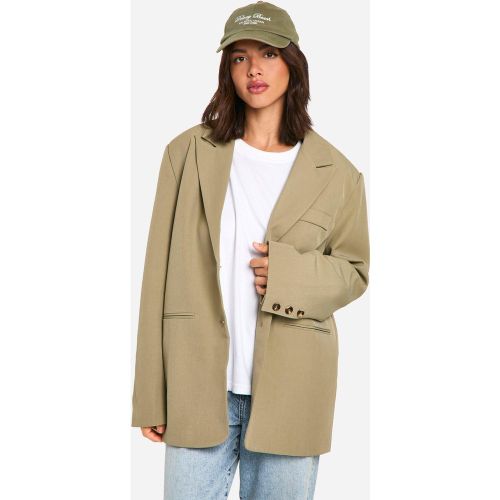 Blazer De Costume Oversize Long - 34 - boohoo - Modalova