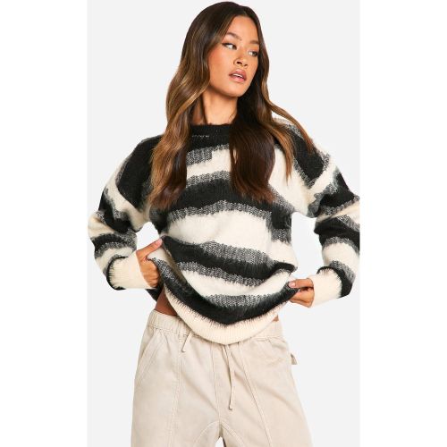 Tall" - Pull Oversize À Motif Jacquard - S - boohoo - Modalova