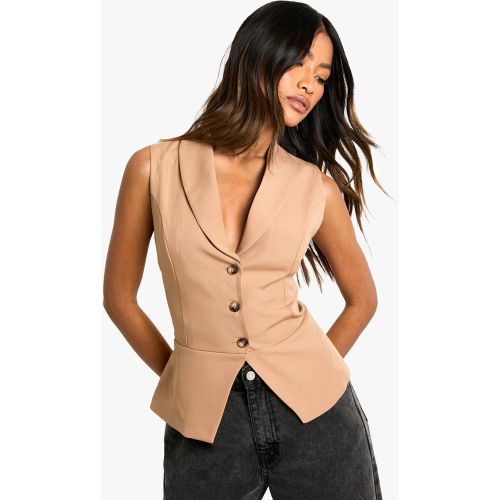 Gilet Long Sans Manches - 38 - boohoo - Modalova