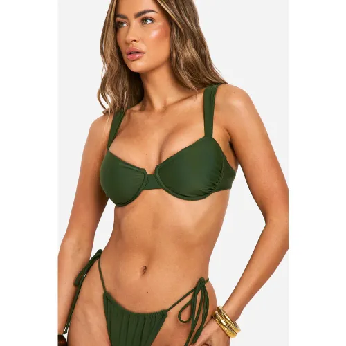 Haut De Maillot À Armatures - Mix & Match - 34 - boohoo - Modalova