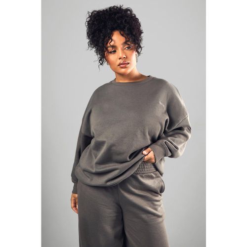 Grande Taille - Sweat Oversize À Broderie Dsgn Studio - 44 - boohoo - Modalova