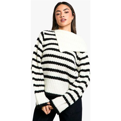 Pull Rayé En Maille - S - boohoo - Modalova