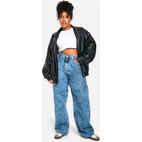 Grande Taille - Jean Boyfriend - 48 - boohoo - Modalova