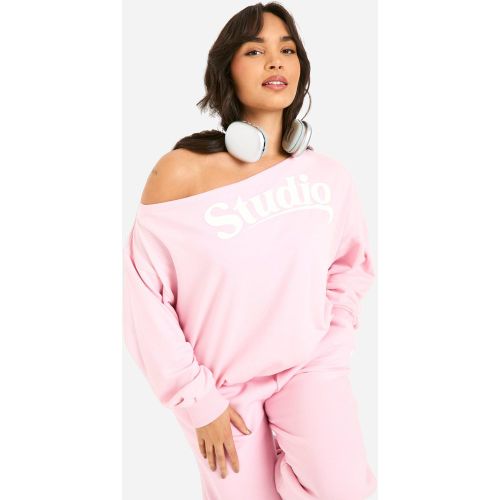 Grande Taille - Sweat À Slogan Studio - 44 - boohoo - Modalova