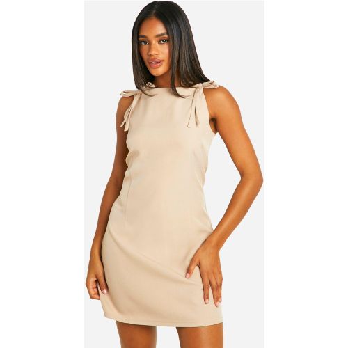 Robe Courte De Tailleur À Nœud - 42 - boohoo - Modalova