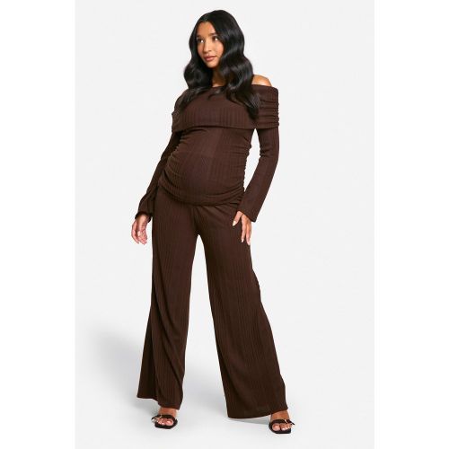 Pantalon Large Côtelé - 38 - boohoo - Modalova