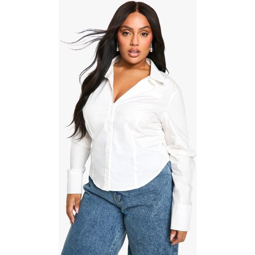 Grande Taille - Chemise Froncée - 44 - boohoo - Modalova