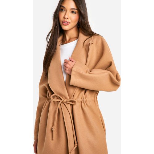 Manteau Effet Laine - 38 - boohoo - Modalova