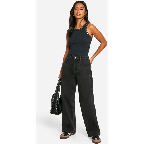 Petite" - Jean Boyfriend Basique - 6/26L - boohoo - Modalova