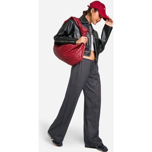 Pantalon Large À Rayures Fines - 34 - boohoo - Modalova