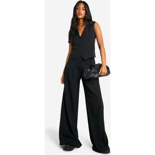 Tall" - Pantalon Large Plissé - 38 - boohoo - Modalova