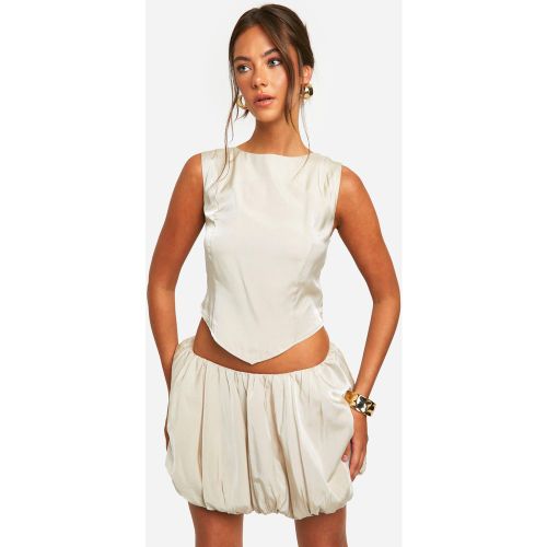 Top Sans Manches À Bordures Contrastantes - 38 - boohoo - Modalova