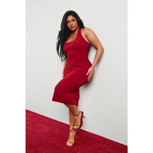 Grande Taille - Robe Mi-Longue À Dos Nu - 44 - boohoo - Modalova