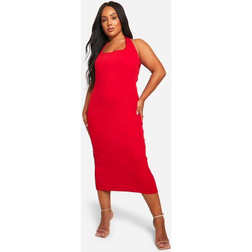 Grande Taille - Robe Mi-Longue À Dos Nu - boohoo - Modalova