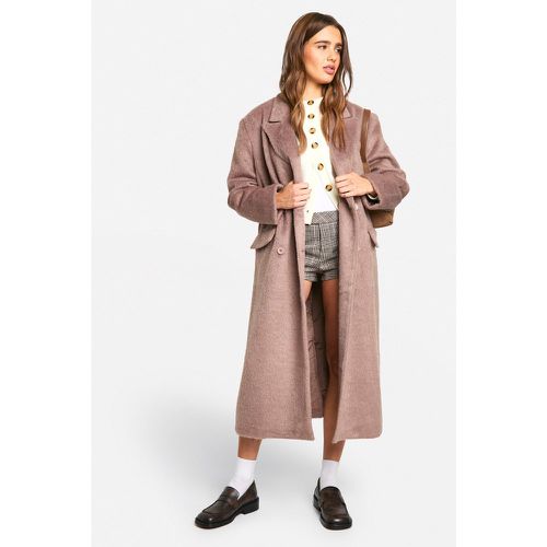 Manteau Oversize Effet Laine - 36 - boohoo - Modalova