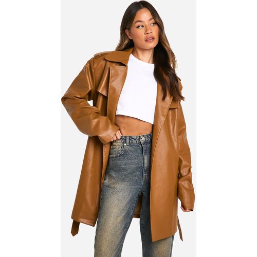 Tall" - Trench Court À Ceinture - 42 - boohoo - Modalova