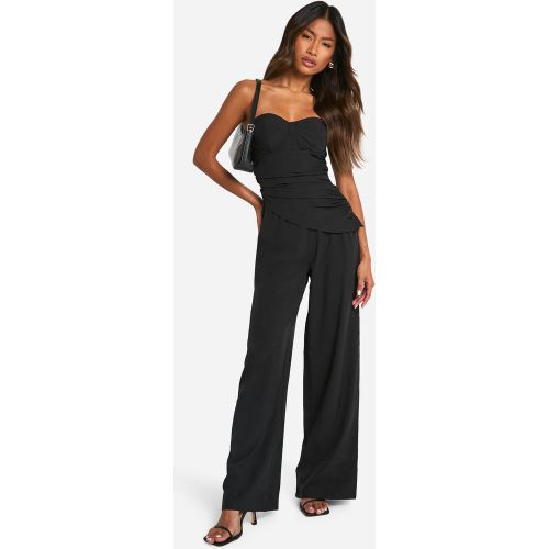 Combinaison Large À Taille Contrastante - 36 - boohoo - Modalova