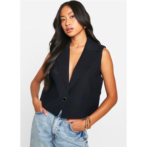 Gilet Texturé À Coutures Apparentes - boohoo - Modalova