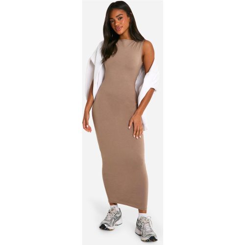 Robe Longue Basique Beige - 36 - boohoo - Modalova