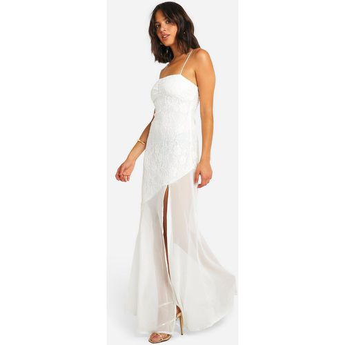 Robe Longue En Dentelle - 42 - boohoo - Modalova