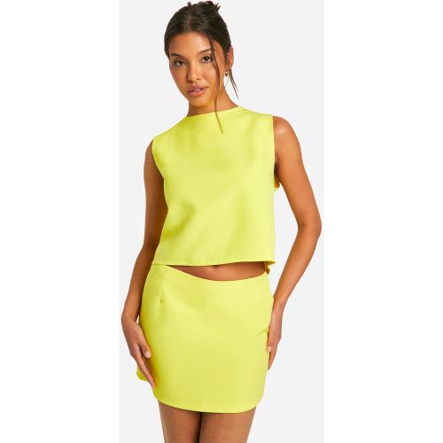 Mini-Jupe Tissée - 34 - boohoo - Modalova