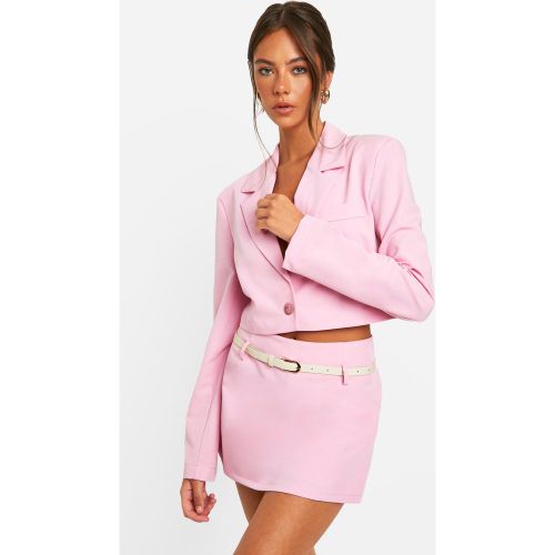 Jupe-Short Habillée À Ceinture - 34 - boohoo - Modalova