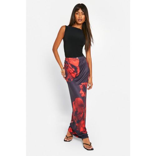 Jupe Longue Fleurie - 34 - boohoo - Modalova