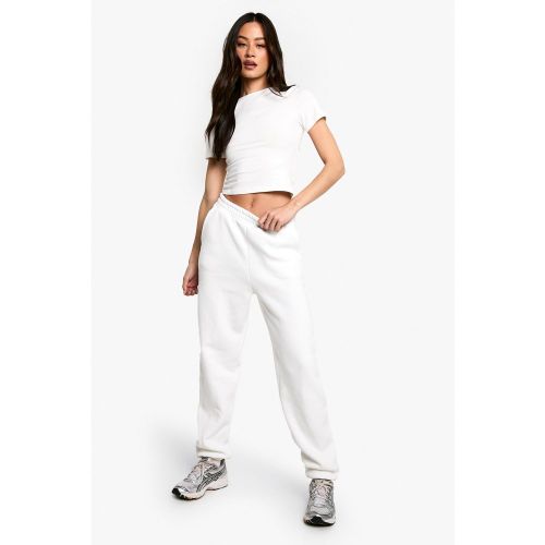 Tall" - Survêtement Avec T-Shirt Court Et Jogging Resserré Aux Chevilles - Blanc Écru - 36, Blanc Écru - boohoo - Modalova