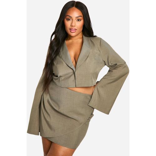 Grande Taille - Blazer Court Habillé - 48 - boohoo - Modalova