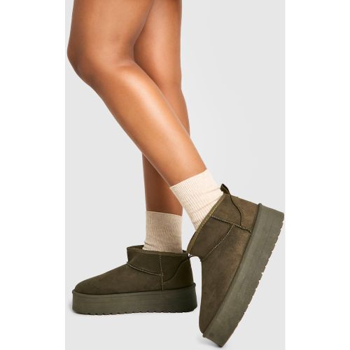 Bottines Confortables À Plateforme - 36 - boohoo - Modalova