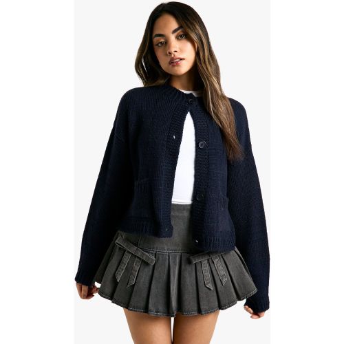 Cardigan Boutonné En Maille Douce - S - boohoo - Modalova