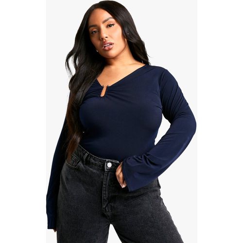 Grande Taille - Body Stretch Asymétrique - 46 - boohoo - Modalova