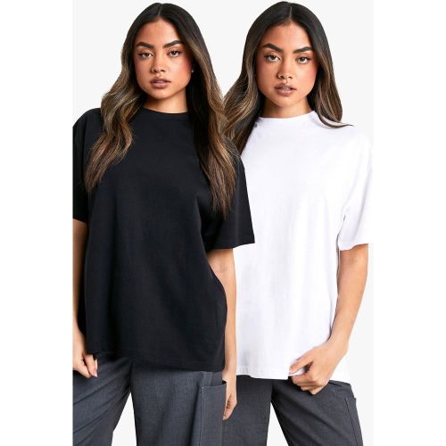 Lot De 2 T-Shirts Basiques Oversize - 34 - boohoo - Modalova
