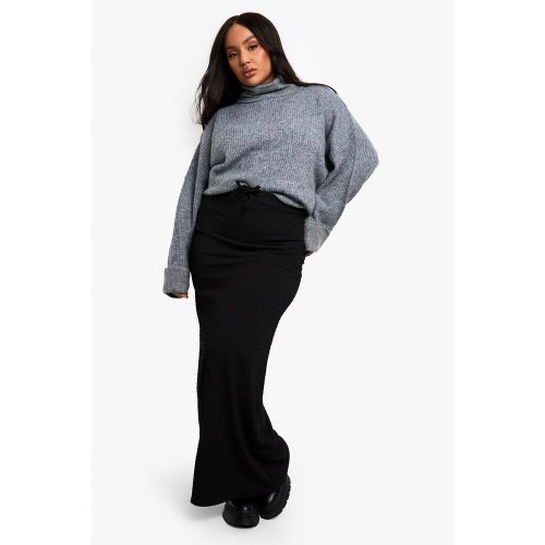 Grande Taille - Jupe Longue Froncée - 46 - boohoo - Modalova