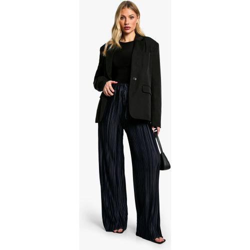 Maternité - Pantalon De Grossesse Large Plissé À Taille Élastiquée - 40 - boohoo - Modalova