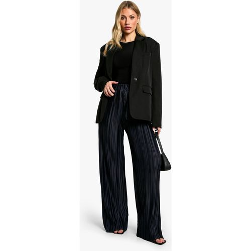 Maternité - Pantalon De Grossesse Large Plissé À Taille Élastiquée - 42 - boohoo - Modalova