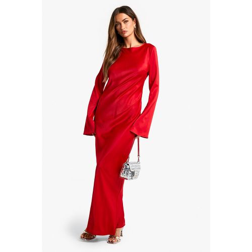 Robe Longue Satinée - 40 - boohoo - Modalova